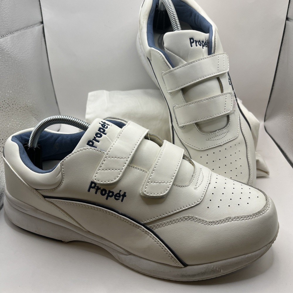 Propet mens Walker size 12xx 4e Stability Walking Shoes Extra Wide Strap EZ On